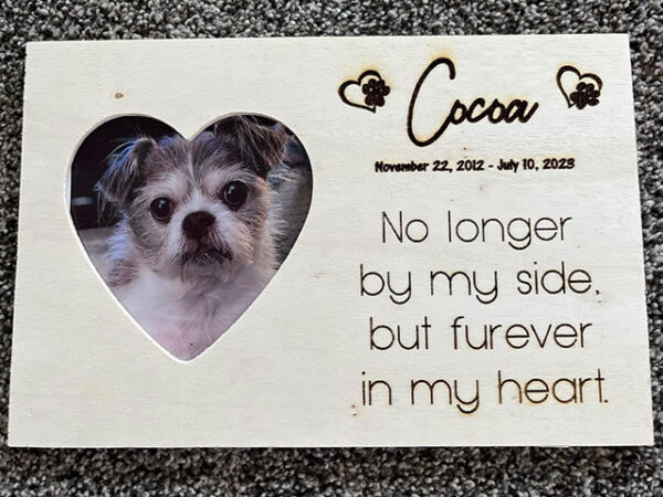 Dog Memory Frame